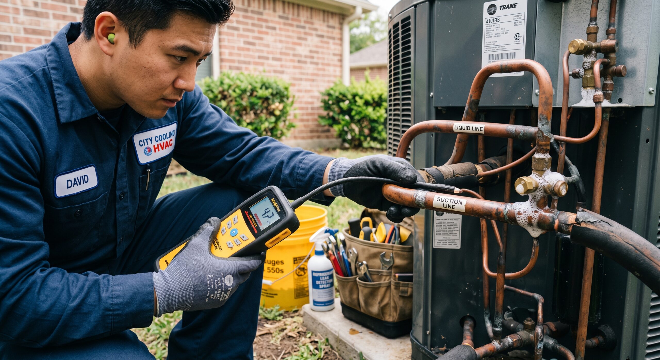 Professional air conditioner installation
