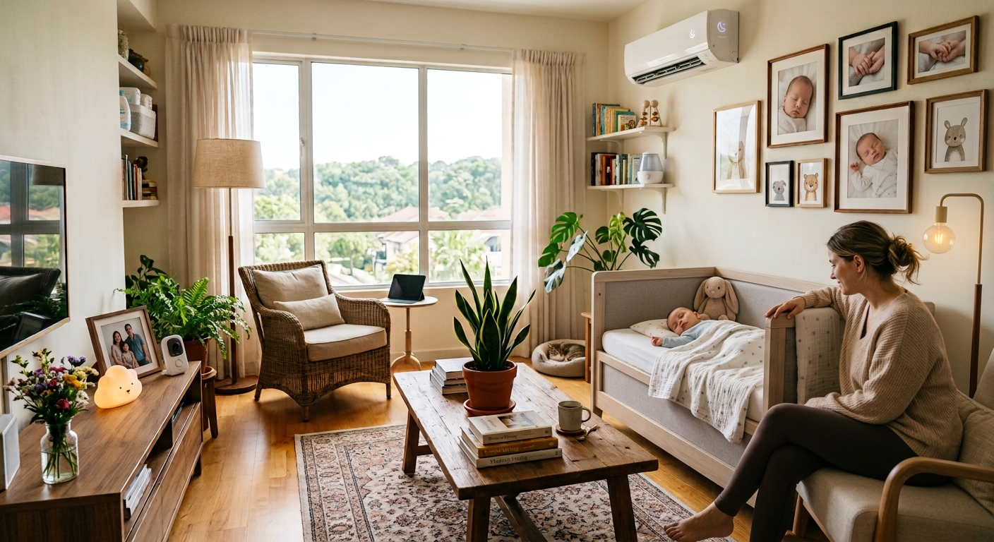 Quiet inverter cooling for a peaceful, comfortable room