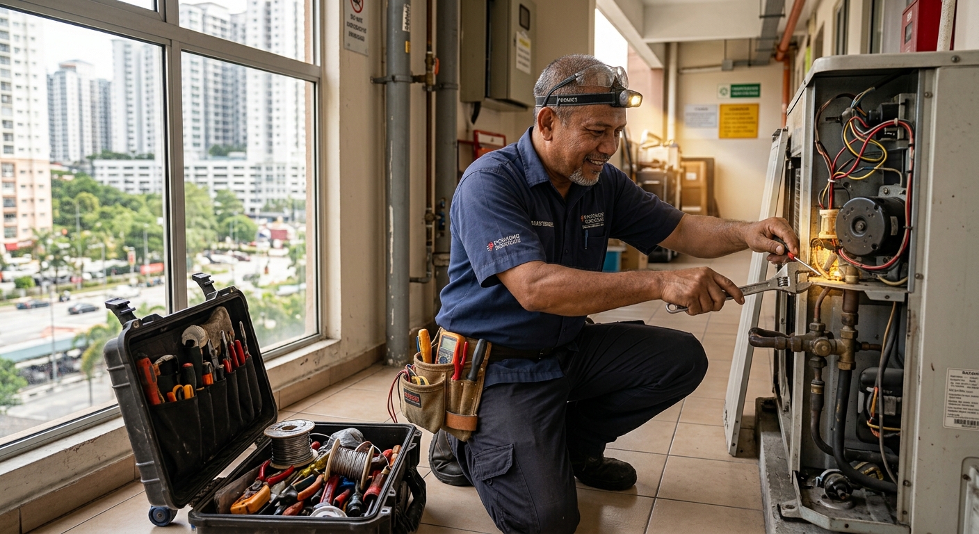 Regular air conditioner maintenance and servicing